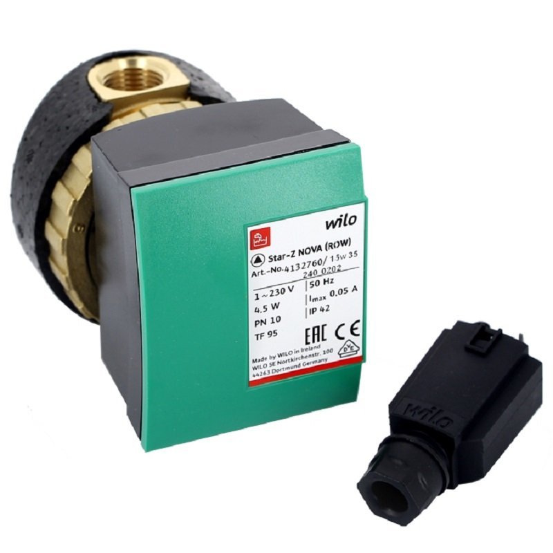 Рециркуляционный насос Wilo STAR-Z NOVA (ROW) на kivap.com.ua