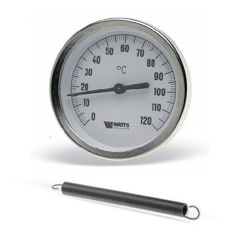 Термометр НАКЛАДНОЙ биметаллический 63, 0-120С