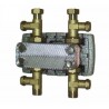 Теплообменный узел в комплекте с кожухом BRV, 1", 14 пластин 
